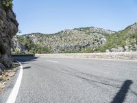 Spanish Nature in Mallorca: Armco Barrier in the Landscape