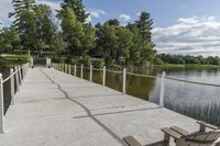 A Serene Day at a State Park in Canada: Reflections on the Lake