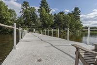 A Serene Day at a State Park in Canada: Reflections on the Lake