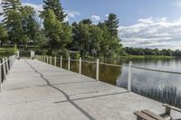 A Serene Day at a State Park in Canada: Reflections on the Lake