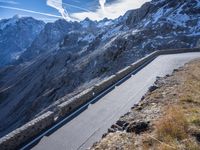 Stelvio Pass, Italy: Alps Top Down View 001