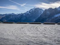 Stelvio Pass in Italy, Europe: Snowy Mountain Range