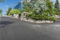 Stone Wall in Residential Neighborhood of Toronto