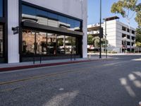 Storefronts Along Los Angeles Streets