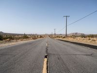 The Straight Asphalt Roads of Los Angeles, California