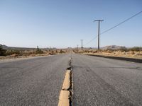 The Straight Asphalt Roads of Los Angeles, California