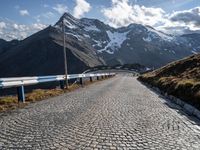 Straight Down the Road in the Austrian Highlands