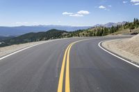 Straight Down the Road in Colorado