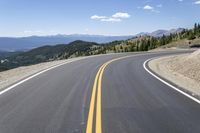 Straight Down the Road in Colorado