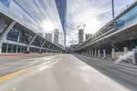 Straight Down the Road in Los Angeles, California