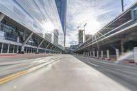 Straight Down the Road in Los Angeles, California