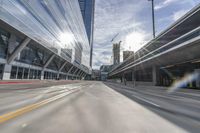 Straight Down the Road in Los Angeles, California