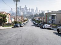 Straight Down the Road: Los Angeles Urban Panorama