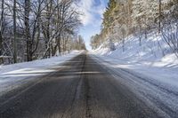 Straight Down the Road in Ontario, Canada