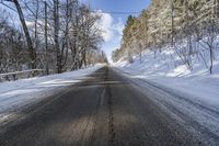 Straight Down the Road in Ontario, Canada