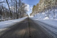 Straight Down the Road in Ontario, Canada