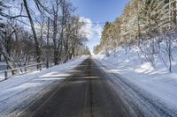 Straight Down the Road in Ontario, Canada