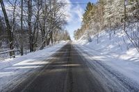 Straight Down the Road in Ontario, Canada