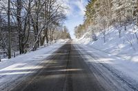 Straight Down the Road in Ontario, Canada