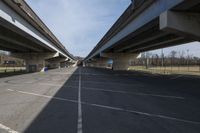 Straight Down the Road Overpass