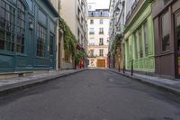 Straight Down the Road in Paris at Dawn