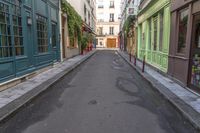 Straight Down the Road in Paris at Dawn