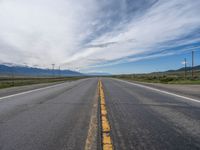 Straight Down the Road in Rural Colorado