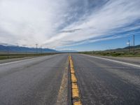 Straight Down the Road in Rural Colorado