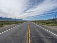 Straight Down the Road in Rural Colorado