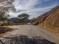 Straight Down the Road in Rural Portugal