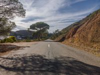 Straight Down the Road in Rural Portugal