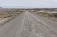 Straight Down the Road in Utah's Deserts