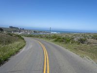 Straight Down the Road: Captivating California Landscape