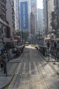 Straight Down the Road: Cityscape of Hong Kong