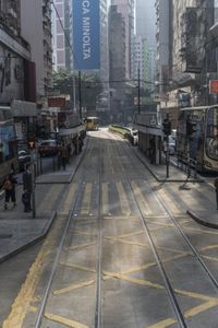 Straight Down the Road: Cityscape of Hong Kong