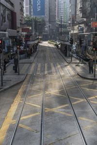 Straight Down the Road: Cityscape of Hong Kong