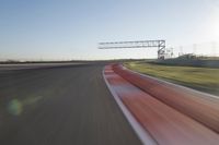 Straight Down the Road at Dawn