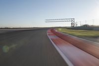 Straight Down the Road at Dawn