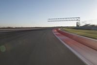 Straight Down the Road at Dawn