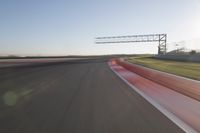 Straight Down the Road at Dawn