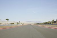 Straight Down the Road: A Clear Sky Day