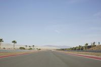 Straight Down the Road: A Clear Sky Day