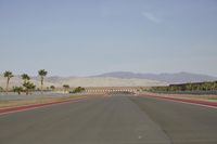 Straight Down the Road: A Clear Sky Day