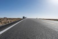 Straight Down the Road: Low Desert Mountain View