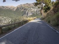 Straight Down the Road: A Stunning Landscape in Mallorca, Spain