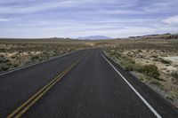 Straight Down the Road: POV on an Asphalt Road