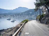 Straight Down the Road in Spain: Coastal Landscape