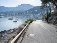 Straight Down the Road in Spain: Coastal Landscape