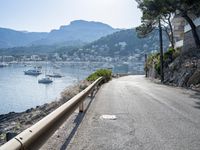 Straight Down the Road in Spain: Coastal Landscape