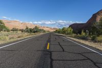 Straight Down the Road: Utah Desert 001